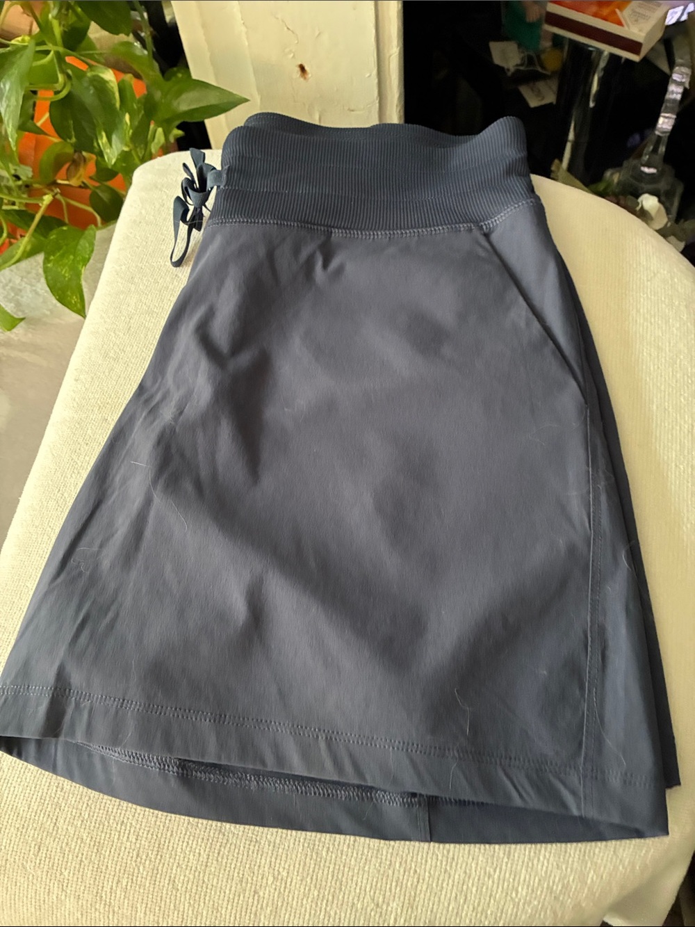 Tuff Athletics Slate Blue woman’s shorts. Size Medium. - Picture 4 of 4